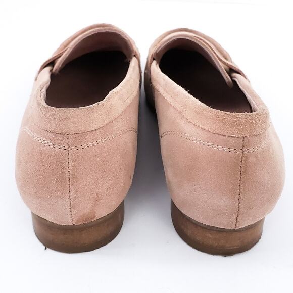 Seychelles Suede Leather Blush Pink Loafers sz 6 Spring Summer Career Casual - Picture 3 of 7